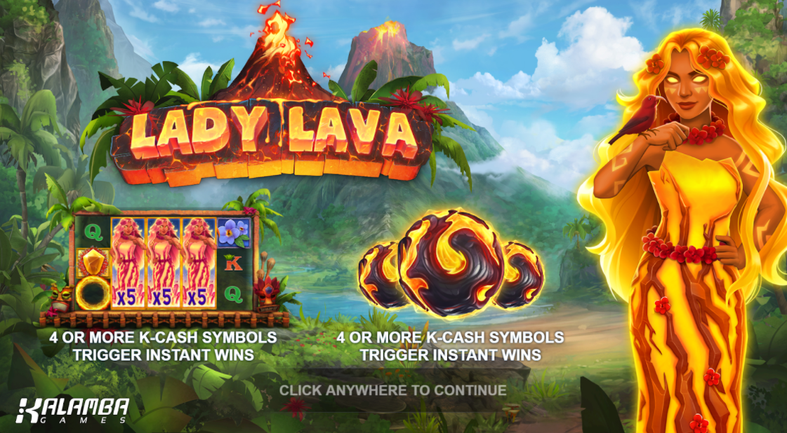 Explosive wins await players in Kalamba Games' Lady Lava | Recent Slot  Releases, fresh industry news