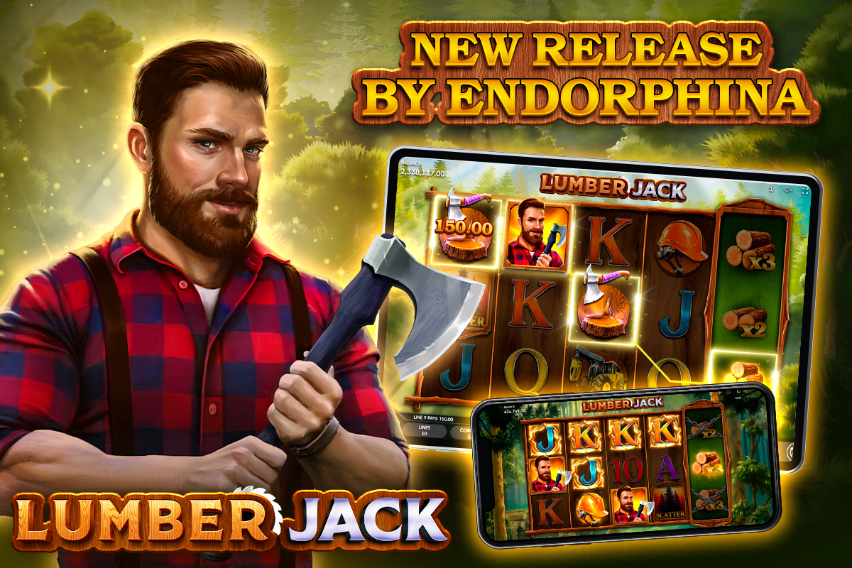 Endorphina releases its newest foresty slot, Lumber Jack!