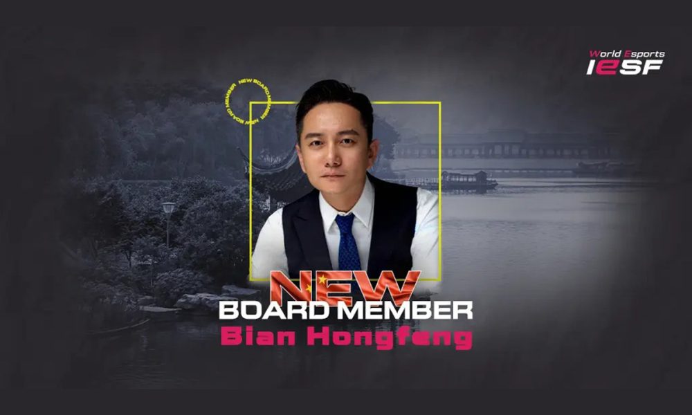 iesf-welcomes-bian-hongfeng-to-its-board