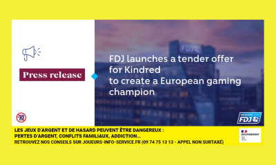 fdj-launches-a-recommended-all-cash-tender-offer-for-kindred-to-create-a-european-gaming-champion