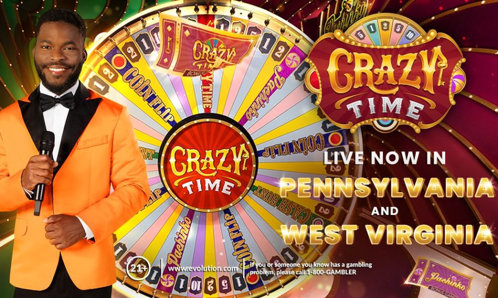 evolution’s-crazy-time-live-game-show-launches-in-pennsylvania-and-west-virginia