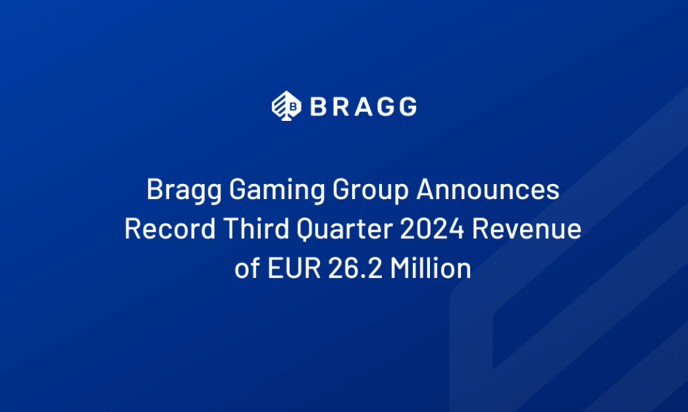 bragg-gaming-group-announces-record-third-quarter-2024-revenue-of-eur-262-million-(usd-29.3-million)