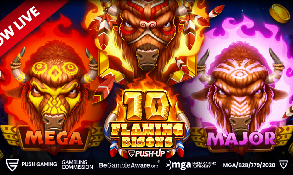 push-gaming-ignites-the-reels-with-10-flaming-bisons
