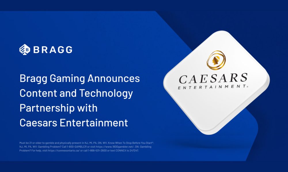 bragg-gaming-announces-content-and-technology-partnership-with-caesars-entertainment