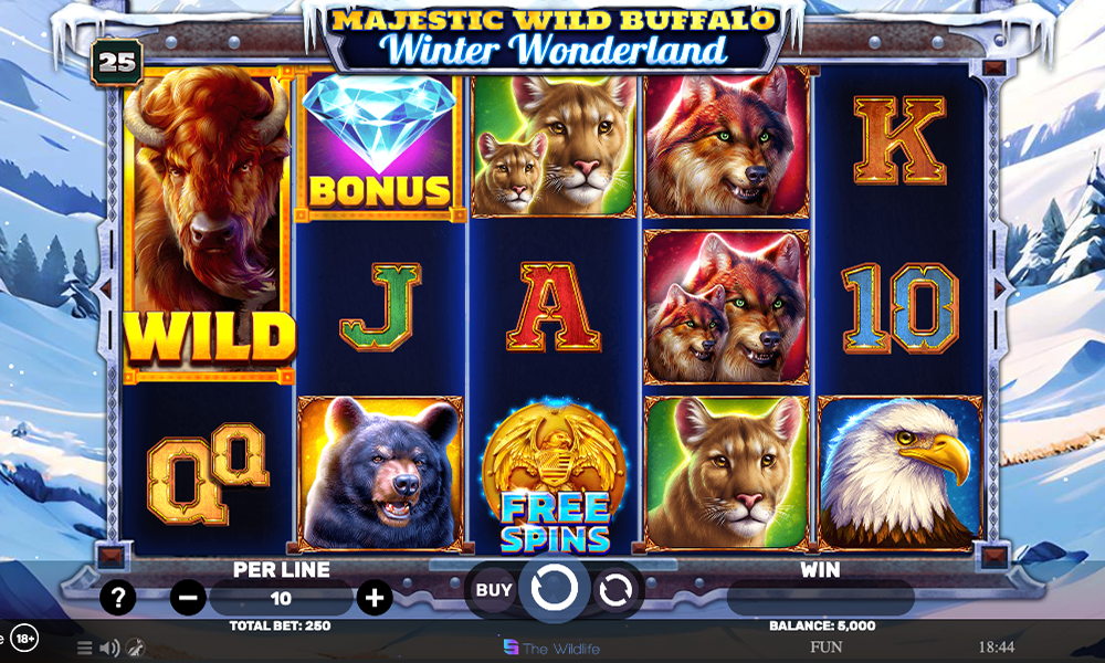 spinomenal-adds-majestic-wild-buffalo-winter-wonderland-to-wildlife-series