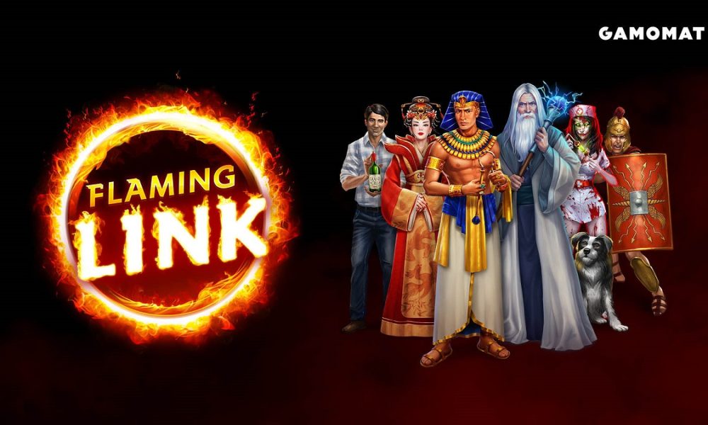 gamomat-launches-its-new-flaming-link-series-with-ramses-book-flaming-link
