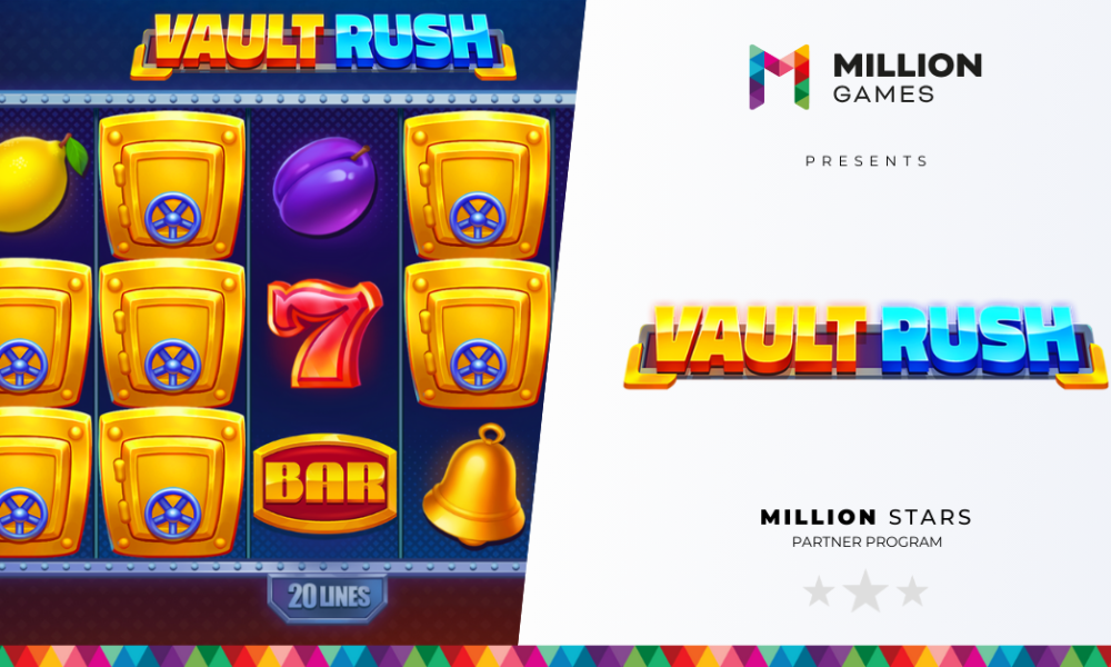 million-games-and-yugo-workshop-unveil-vault-rush-–-a-sleek-take-on-classic-slots