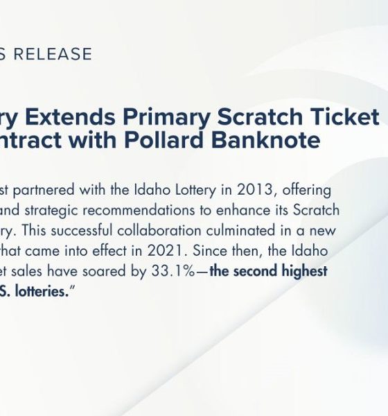 idaho-lottery-extends-primary-scratch-ticket-printing-contract-with-pollard-banknote