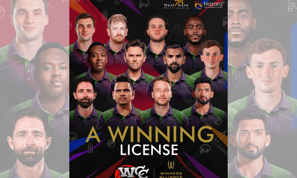 nazara-owned-nextwave-multimedia-partners-with-winners-alliance-to-bring-500+-pro-players-to-the-world-cricket-championship-game-franchise