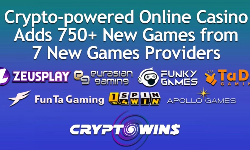 cryptowins-supercharges-its-casino-with-750+-new-games-from-7-cutting-edge-providers