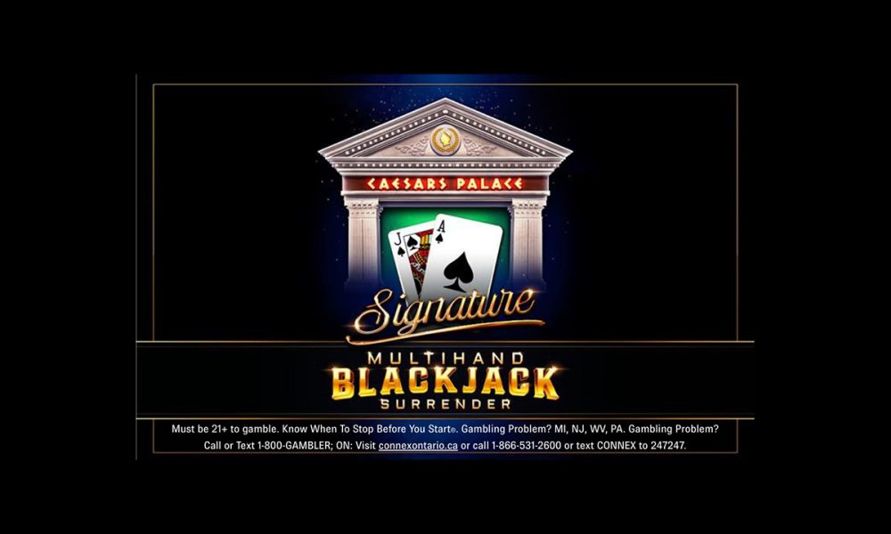 caesars-entertainment-debuts-its-first-proprietary-online-casino-game,-caesars-palace-signature-multihand-blackjack-surrender