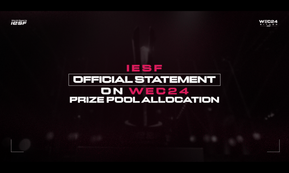 iesf-official-statement-on-wec24-prize-pool-allocation