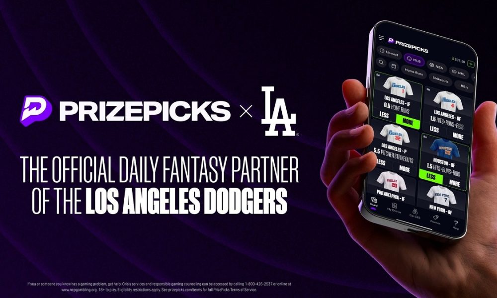 prizepicks-named-official-daily-fantasy-sports-partner-of-los-angeles-dodgers