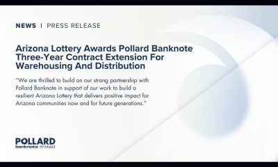 arizona-lottery-awards-pollard-banknote-three-year-contract-extension-for-warehousing-and-distribution
