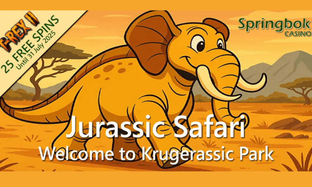 springbok-casino-unveils-“krugerassic-park”-featuring-dino-wilds-to-celebrate-jurassic-world:-rebirth-sequel-–-plus-25-free-spins-on-t-rex-2-slot