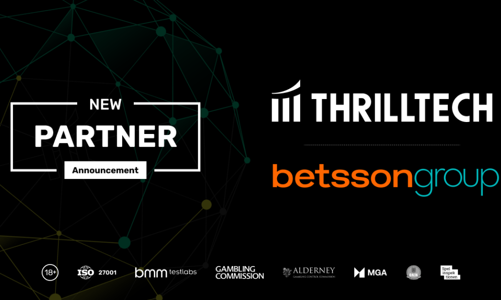 thrilltech-signs-global-partnership-with-betsson-group-to-power-enhanced-jackpot-innovation