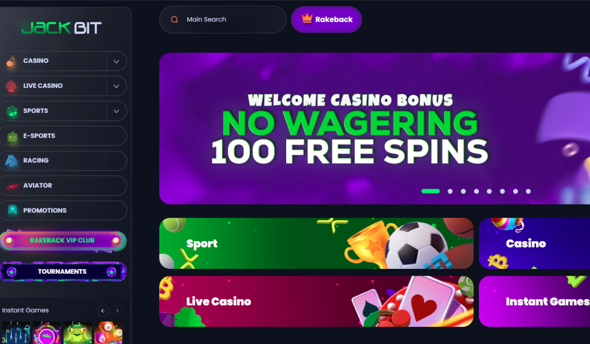 jackbit-unveils-30%-rakeback-&-100-free-spins-as-crypto-welcome-bonus-for-new-players!
