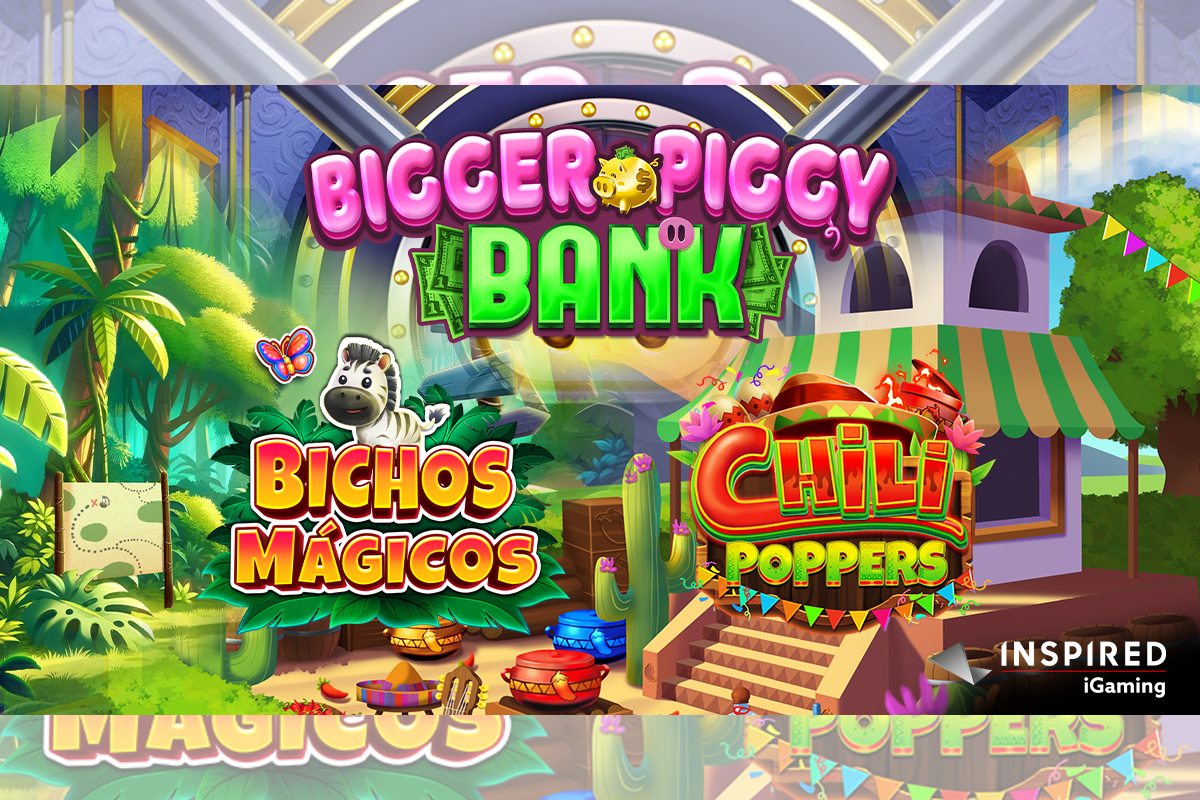 inspired-entertainment-introduces-three-new-igaming-slot-releases-this-july:-chili-poppers,-bichos-magicos-&-bigger-piggy-bank