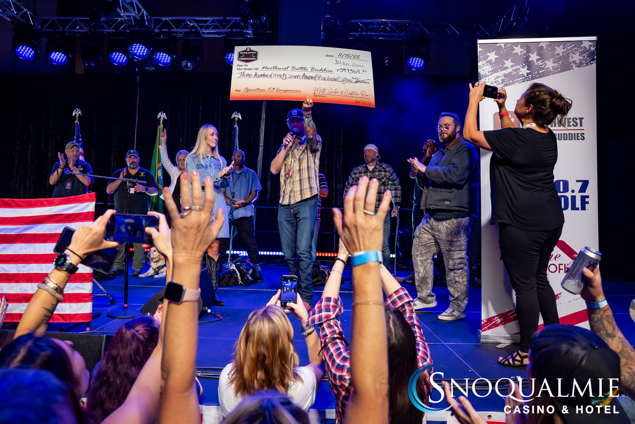 snoqualmie-casino-&-hotel-and-100.7-the-wolf-raise-over-$400,000-for-veterans-at-“the-wolf’s-operation-k9-companion”-benefit-concert-featuring-chris-janson