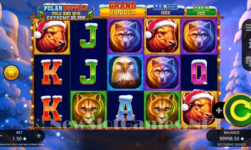 booming-games-powers-into-winter-with-polar-buffalo-hold-and-win-extreme-25,000!