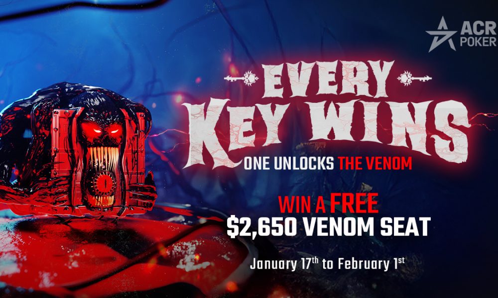 acr-poker’s-venom-fever-satellite-extravaganza-offers-players-hundreds-of-chances-to-qualify-for-two-of-its-biggest-online-events-this-january
