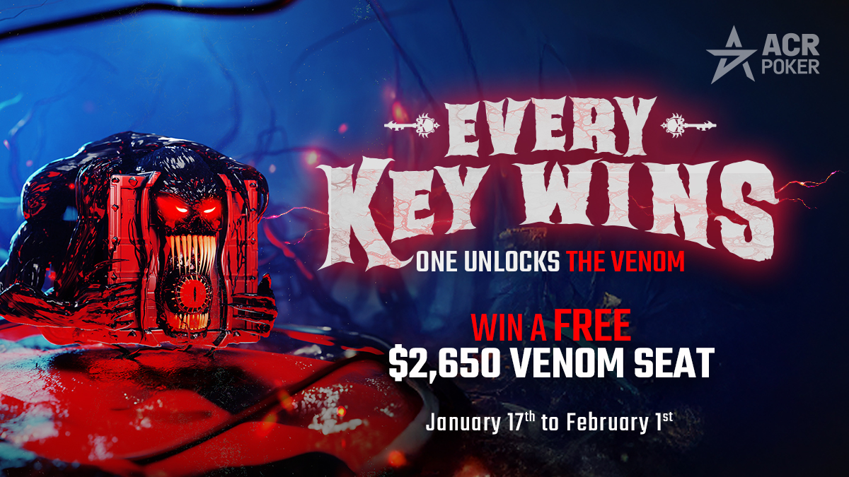 acr-poker’s-venom-fever-satellite-extravaganza-offers-players-hundreds-of-chances-to-qualify-for-two-of-its-biggest-online-events-this-january