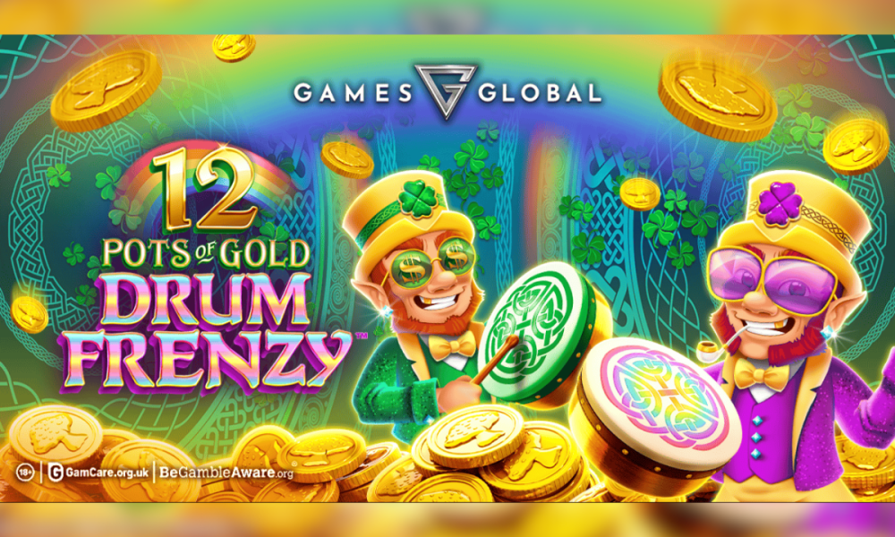 games-global-and-gameburger-studios-turn-up-the-tempo-with-12-pots-of-gold:-drum-frenzy