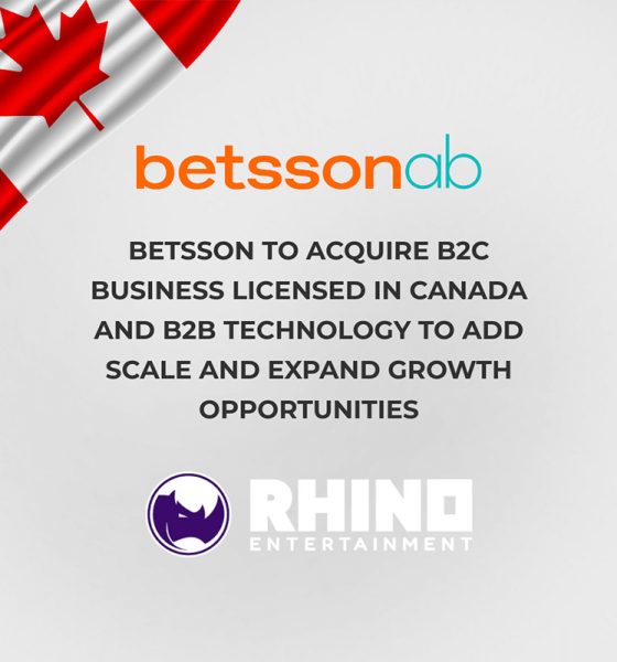 betsson-to-acquire-rhino-entertainment-group’s-b2c-business-in-canada