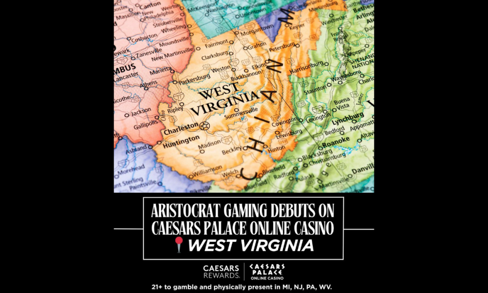 caesars-launches-aristocrat’s-online-slot-titles-in-west-virginia