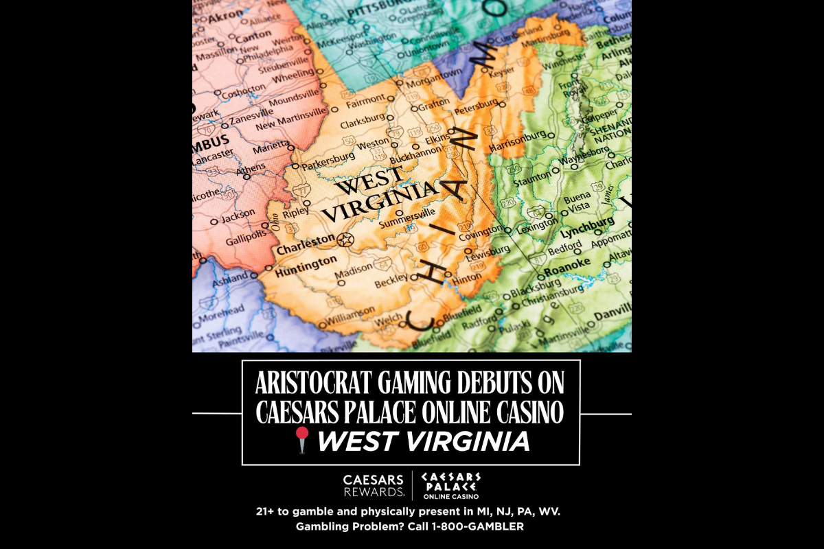 caesars-launches-aristocrat’s-online-slot-titles-in-west-virginia