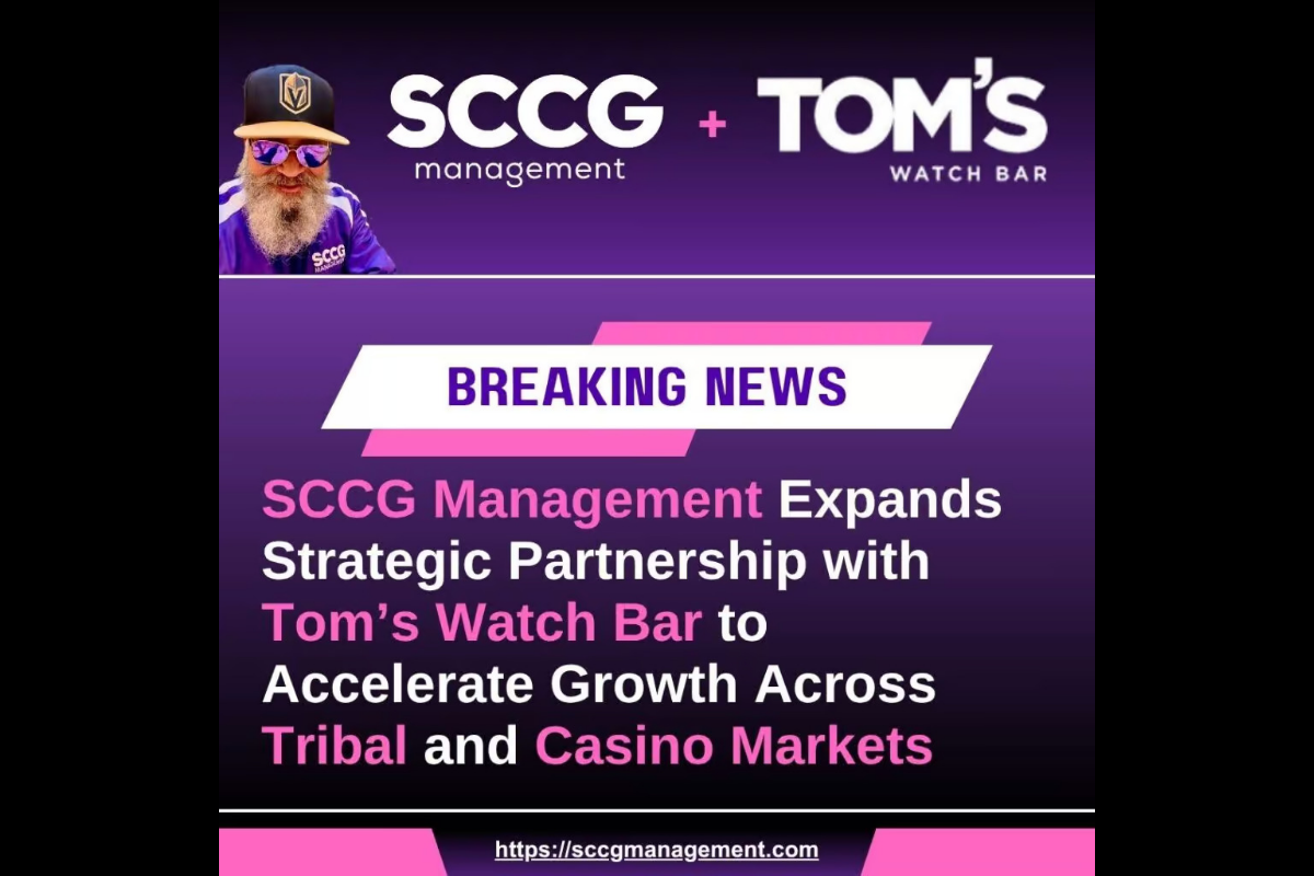 sccg-management-expands-strategic-partnership-with-tom’s-watch-bar-to-accelerate-growth-across-tribal-and-casino-markets