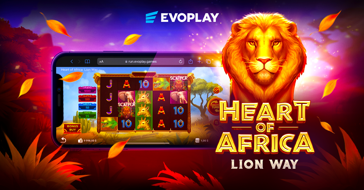 evoplay-embarks-on-a-heart-of-africa:-lion-way