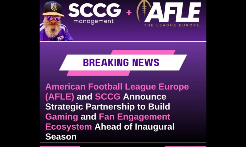 afle-and-sccg-management-announce-strategic-partnership-to-build-gaming-and-fan-engagement-ecosystem-ahead-of-inaugural-season