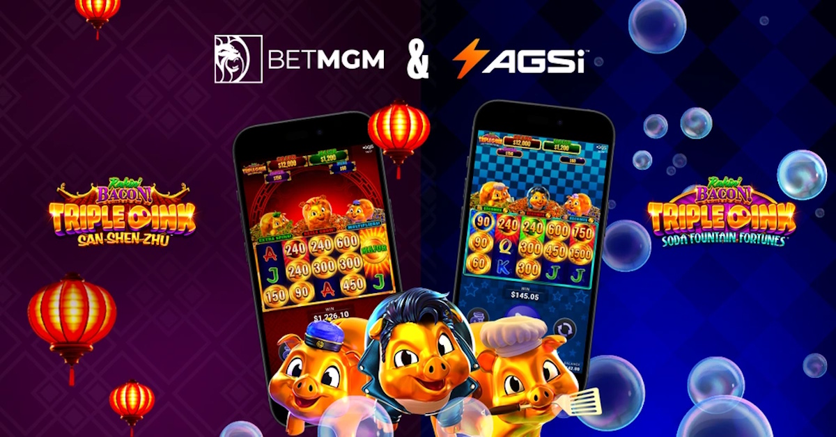 betmgm-lands-first-to-market-exclusivity-for-new-ags-rakin’-bacon!-slots