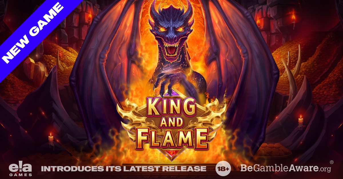 ela-games-launches-king-and-flame-slot-with-hold-and-win-coins-and-bonus-wheel