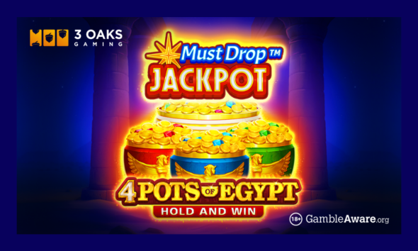 3-oaks-gaming-adds-must-drop-jackpot-mechanic-to-4-pots-of-egypt-slot