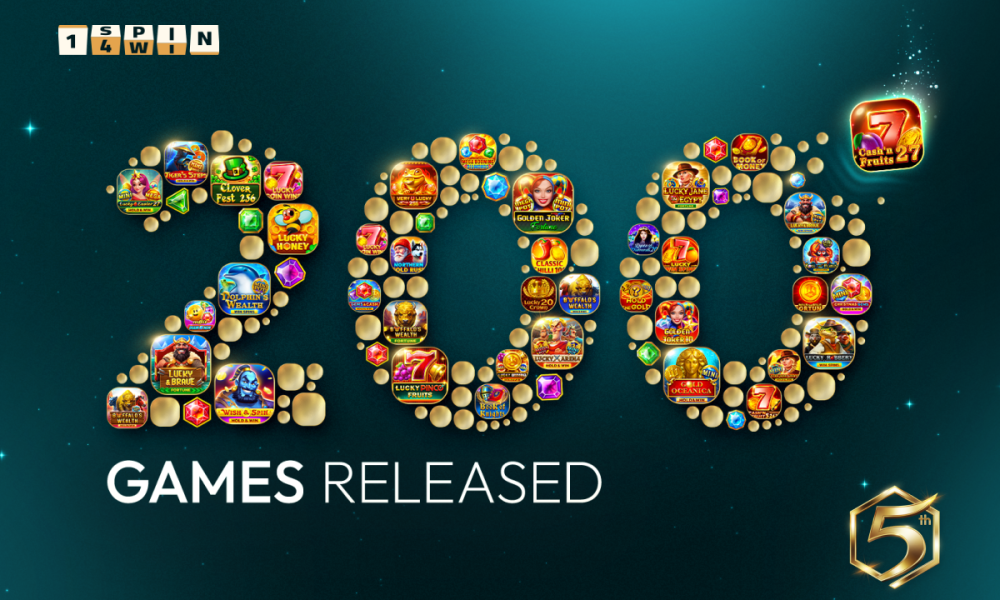 1spin4win celebrates 200 classic slots in its portfolio