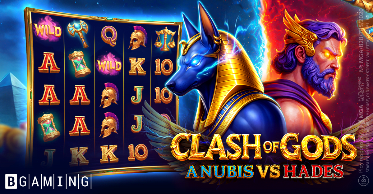 bgaming-launches-clash-of-gods:-anubis-vs-hades-slot-with-golden-goat-gaming