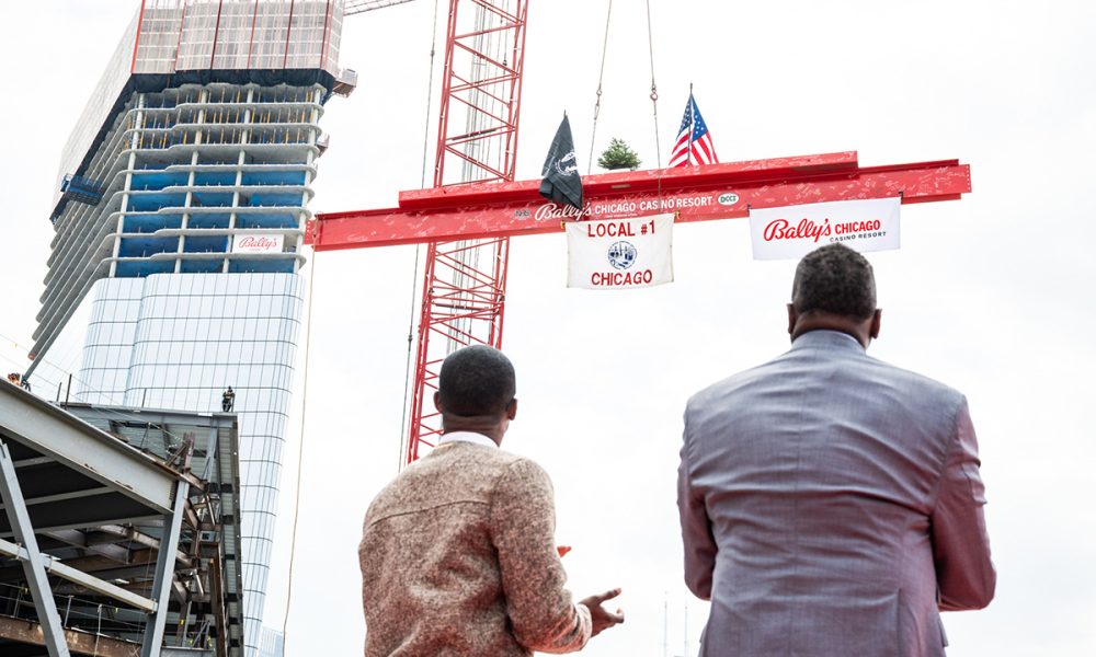 bally’s-chicago-tops-off-permanent-casino,-marking-major-construction-milestone-on-path-to-spring-2027-opening