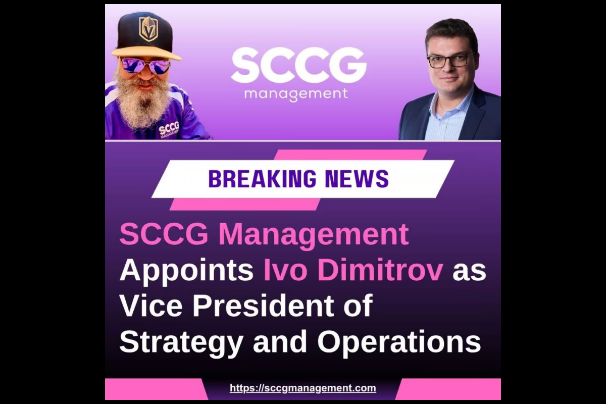 sccg-management-appoints-ivo-dimitrov-as-vice-president-of-strategy-and-operations