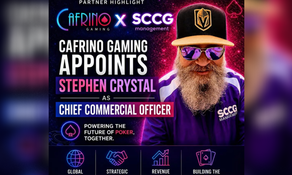 cafrino-gaming-appoints-stephen-crystal-as-chief-commercial-officer