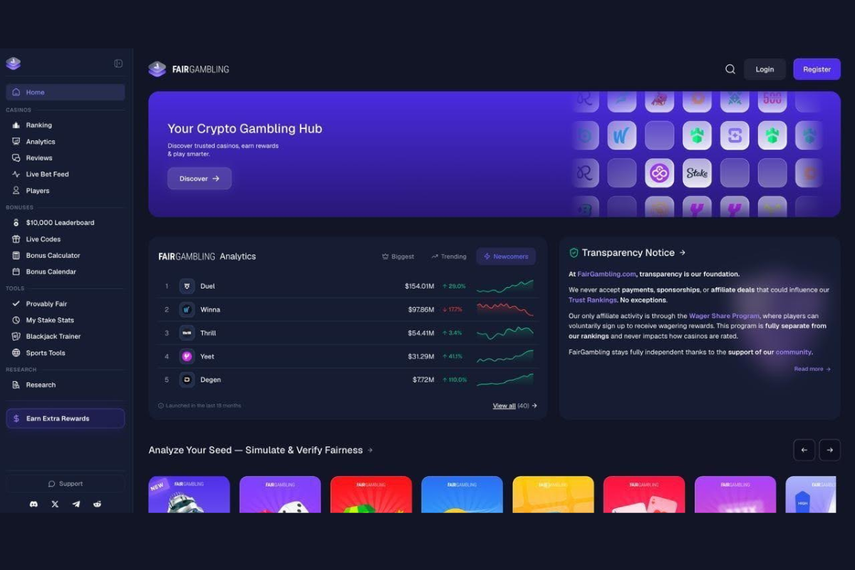 fairgambling-launches-crypto-casino-review-and-analytics-platform-with-provably-fair-tools-and-extra-rewards