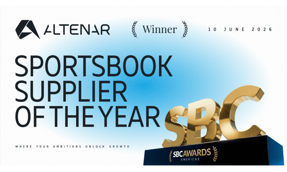 altenar-named-sportsbook-supplier-of-the-year-at-sbc-americas-awards-2026