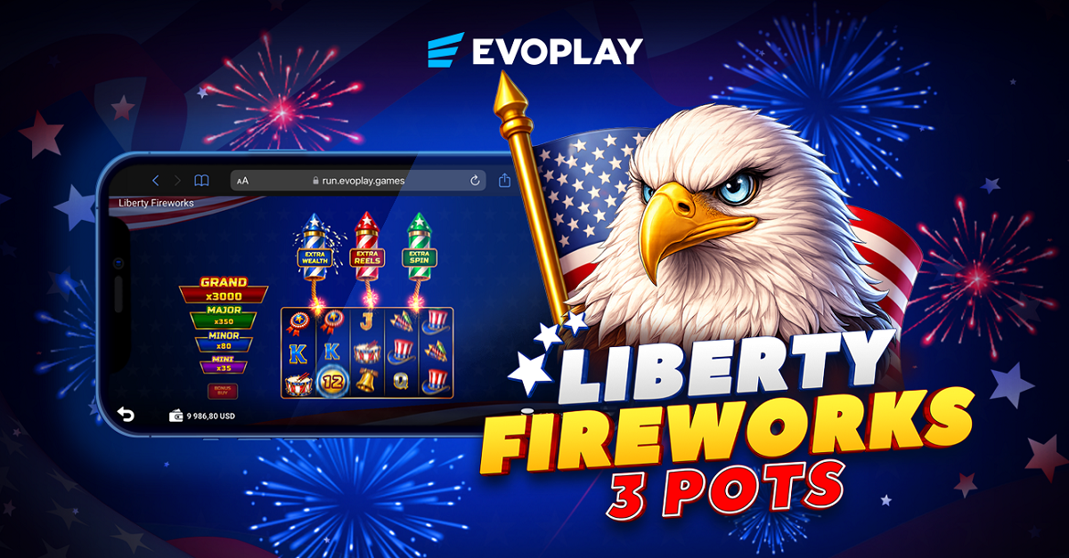 evoplay-launches-liberty-fireworks-slot-with-three-booster-driven-bonus-mechanics