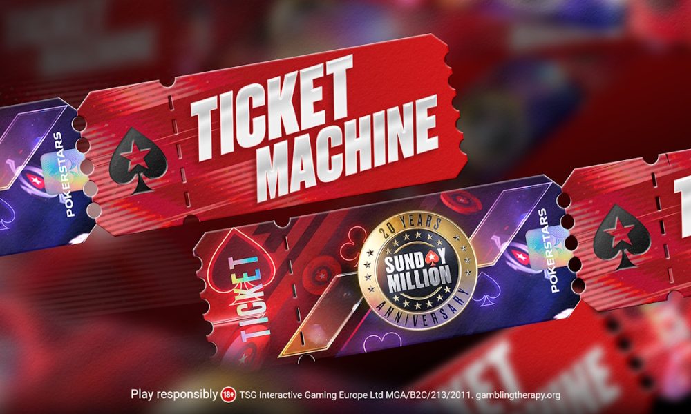 pokerstars-puts-$800,000-in-sunday-million-anniversary-tickets-into-ticket-machine