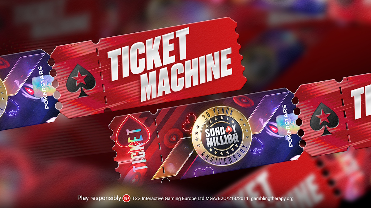 pokerstars-puts-$800,000-in-sunday-million-anniversary-tickets-into-ticket-machine